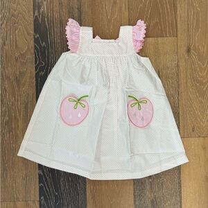 Stitchy Fish Wildberry Wonder Applique Dress 2T NWT